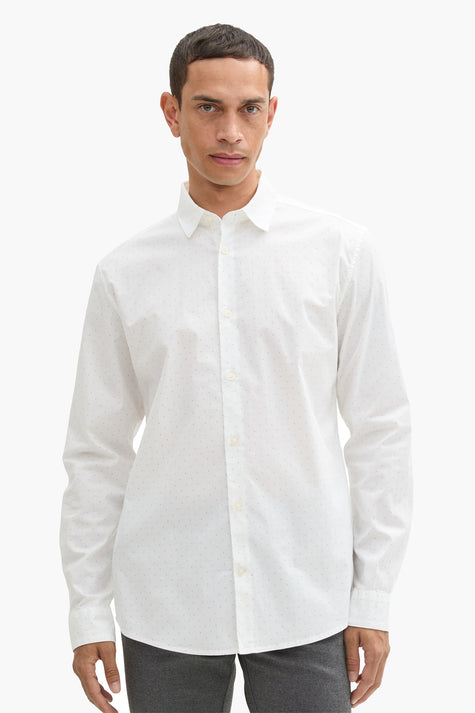 Chemise (manches longues) Blanc - Tom Tailor