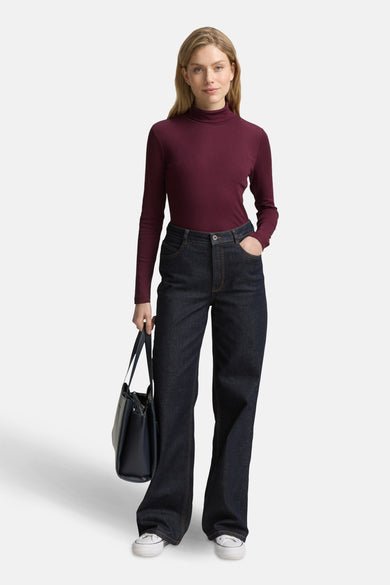 T-shirt met lange mouwen - Bordeaux