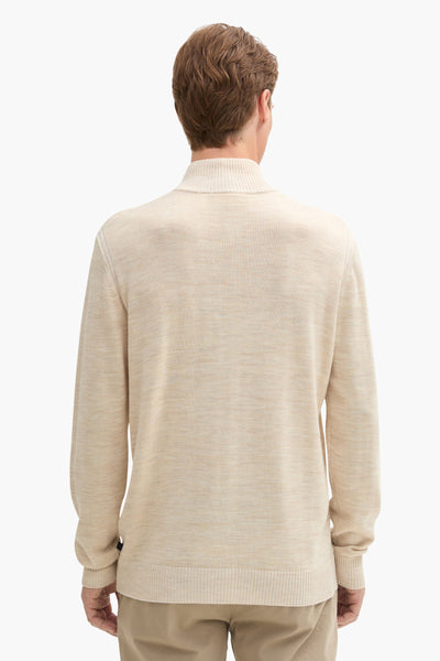 Pull col roulé Beige - Tom Tailor