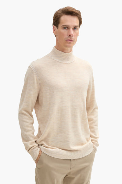 Pull col roulé Beige - Tom Tailor