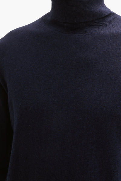 Pull col roulé Bleu - Tom Tailor