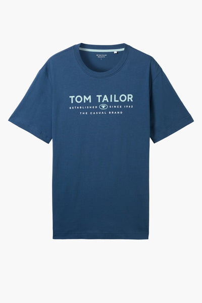 T-shirt (korte mouwen) Blauw - Tom Tailor