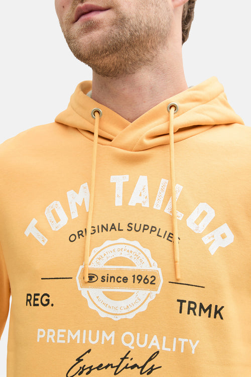Sweat à capuche Orange - Tom Tailor