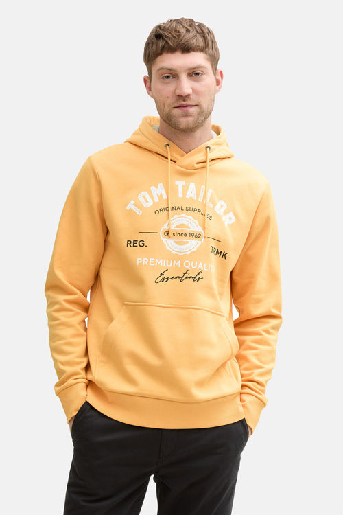 Sweat à capuche Orange - Tom Tailor