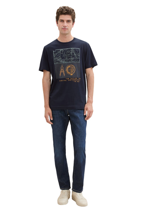 T-shirt (manches courtes) Bleu - Tom Tailor