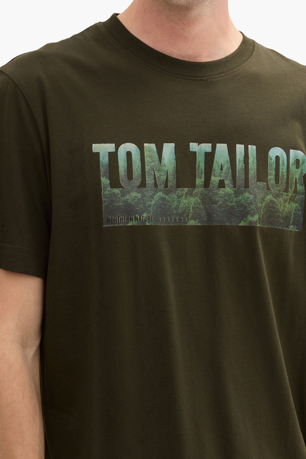 T-shirt (manches courtes) Vert - Tom Tailor