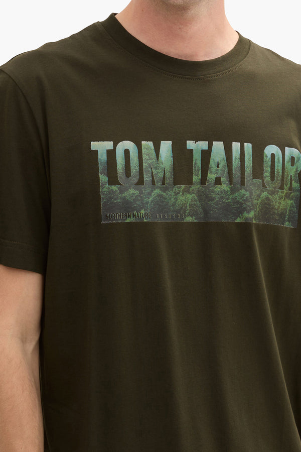 T-shirt (manches courtes) Vert - Tom Tailor