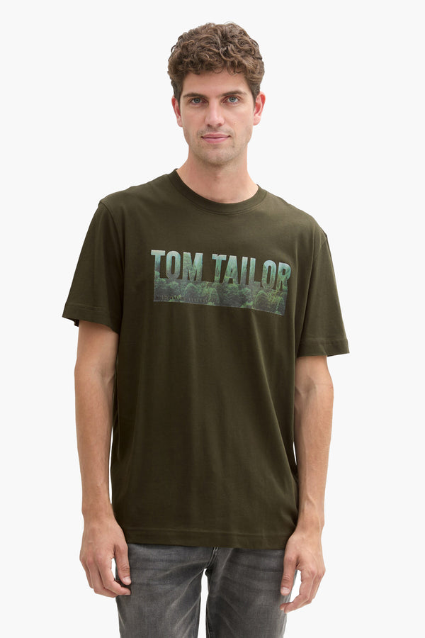 T-shirt (manches courtes) Vert - Tom Tailor
