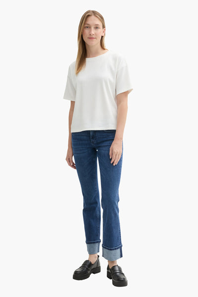 Jean droit MID BLUE DENIM - Tom Tailor