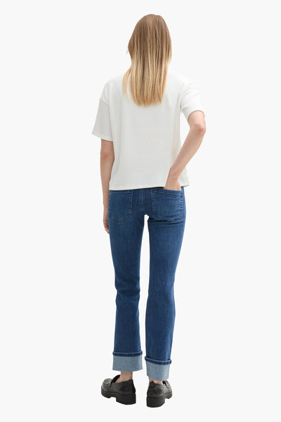 Jean droit MID BLUE DENIM - Tom Tailor