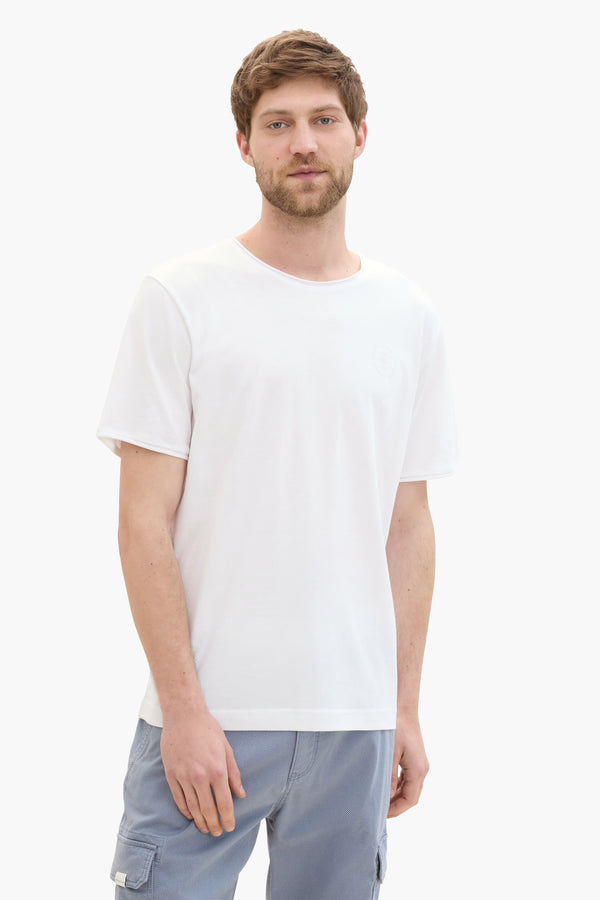T-shirt (manches courtes) Blanc - Tom Tailor