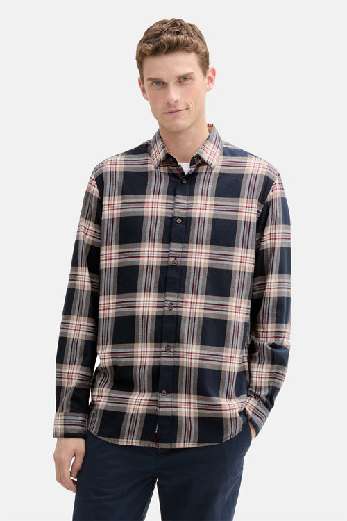 Chemise (manches longues) Bleu - Tom Tailor