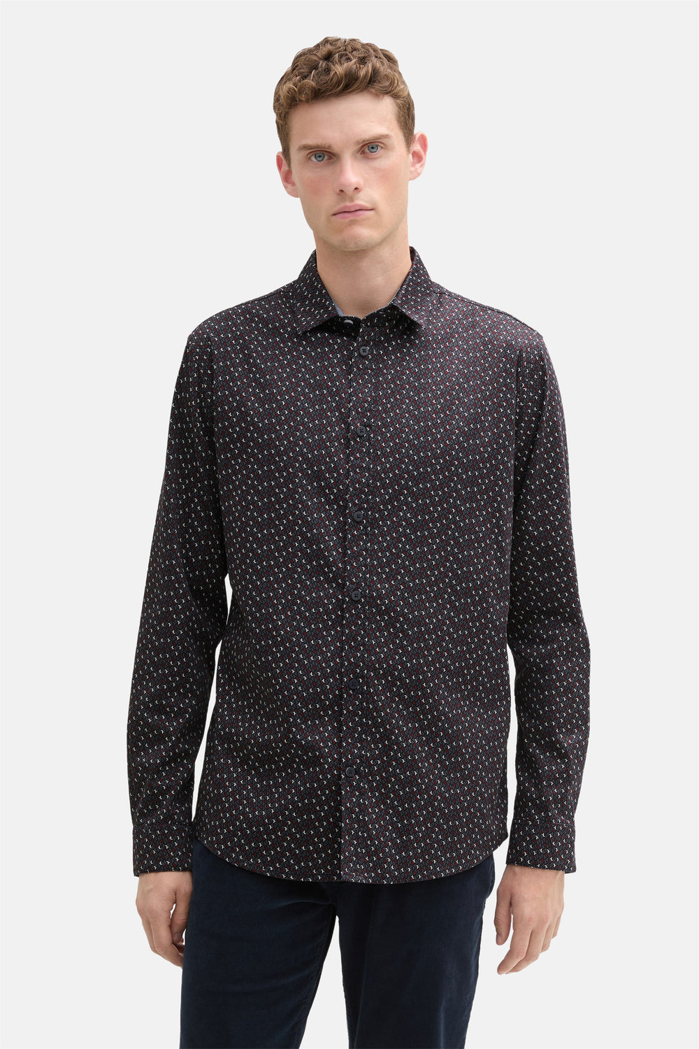 Chemise (manches longues) Bleu - Tom Tailor