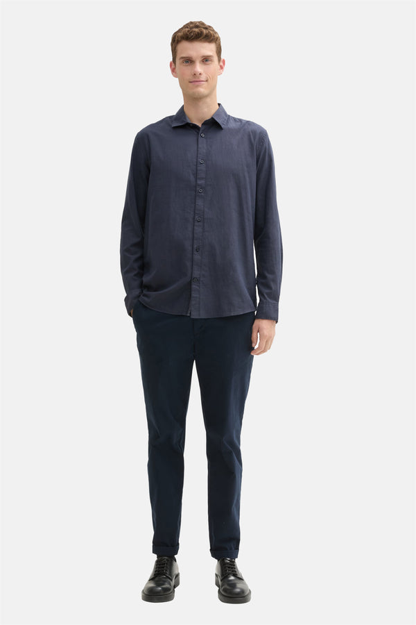 Chemise (manches longues) Bleu - Tom Tailor
