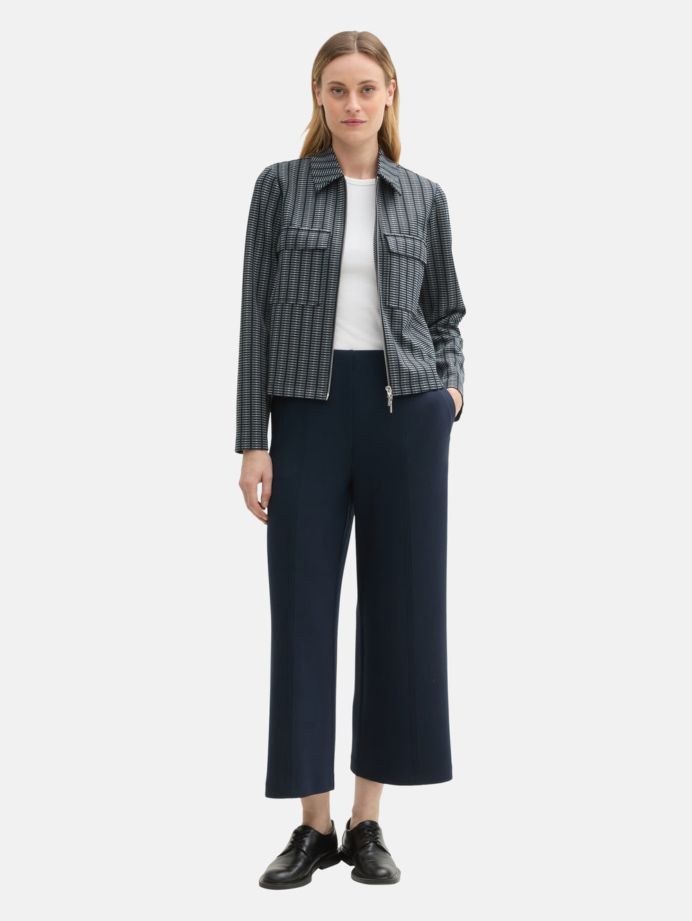 Veste courte Bleu - Tom Tailor