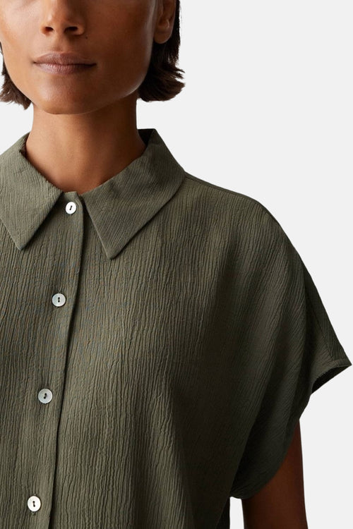Chemise à manches courtes - vert