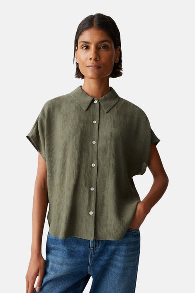 Hemd met korte mouwen - groen