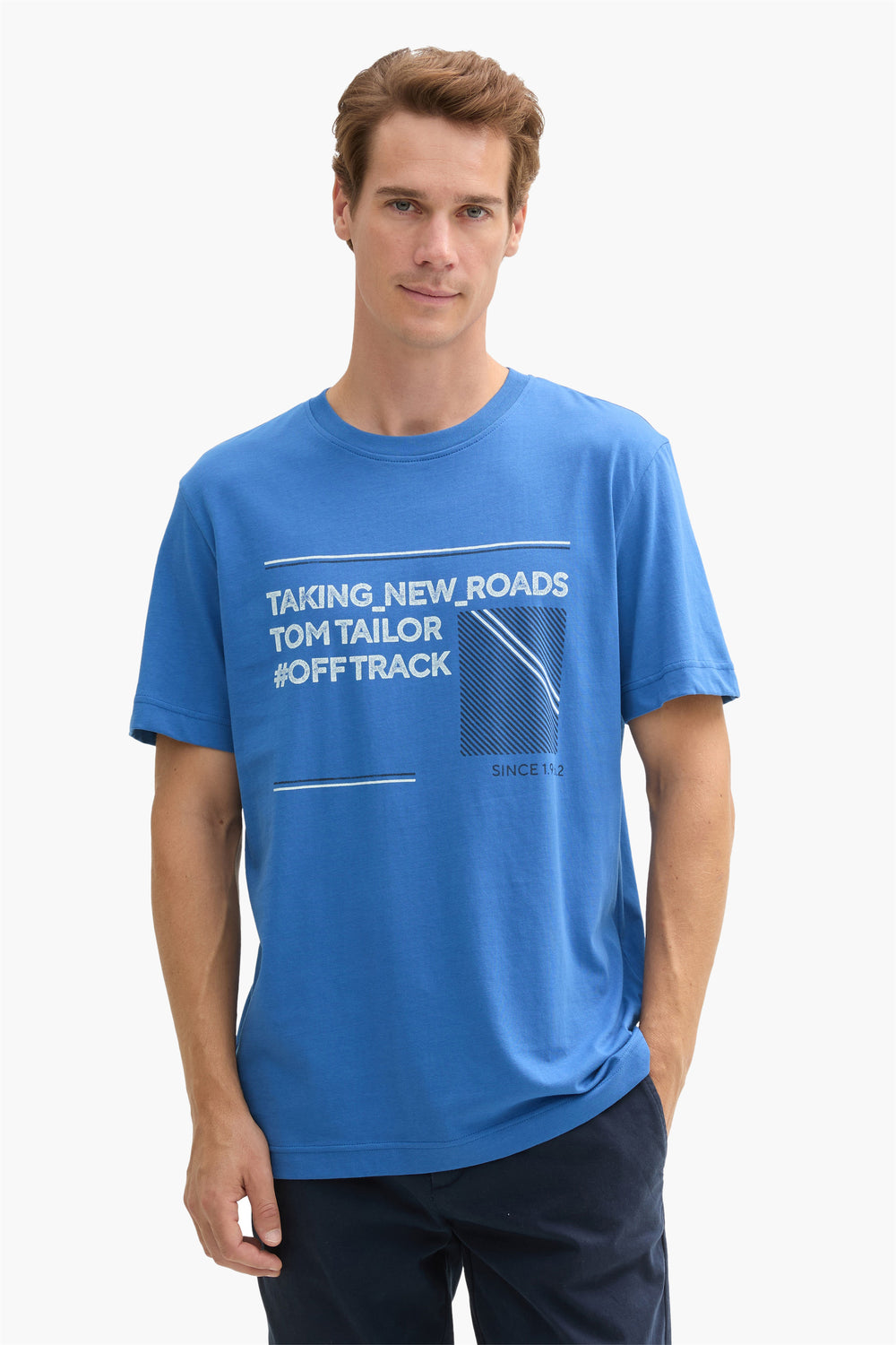 T-shirt (manches courtes) Bleu - Tom Tailor