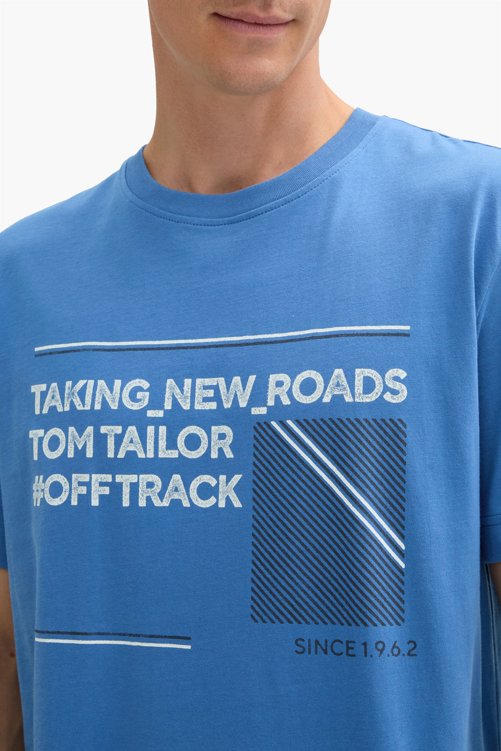 T-shirt (manches courtes) Bleu - Tom Tailor