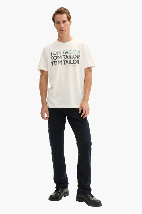 T-shirt (manches courtes) Écru - Tom Tailor