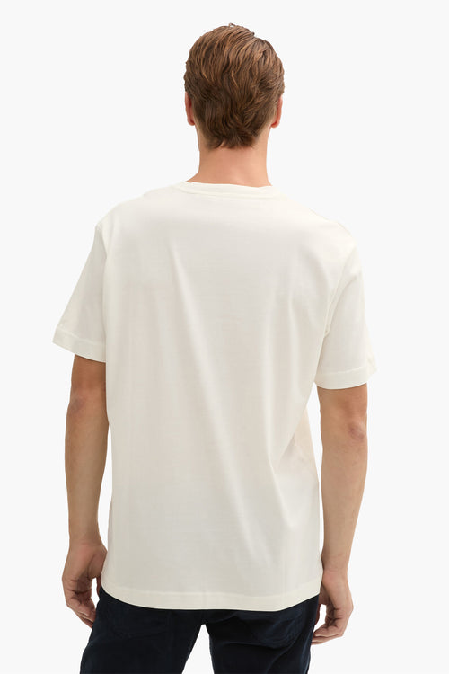 T-shirt (manches courtes) Écru - Tom Tailor