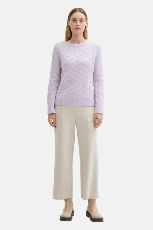 Pull col rond Mauve - Tom Tailor