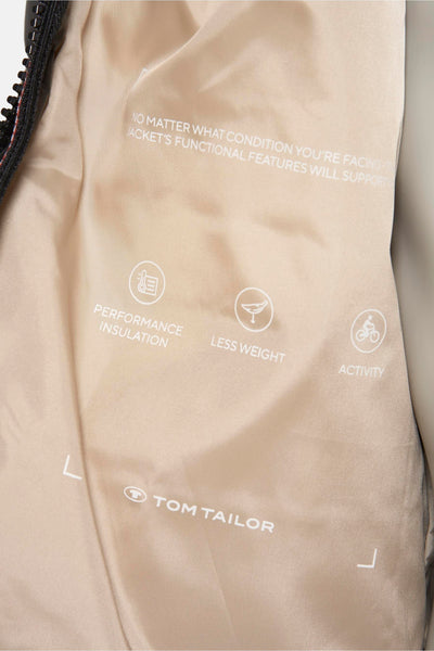 Veste courte Noir - Tom Tailor