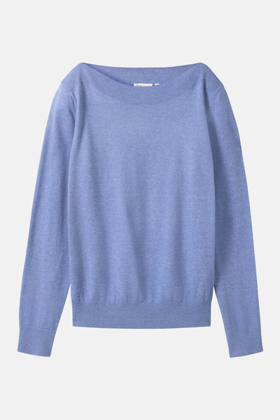 Pull col rond Bleu - Tom Tailor