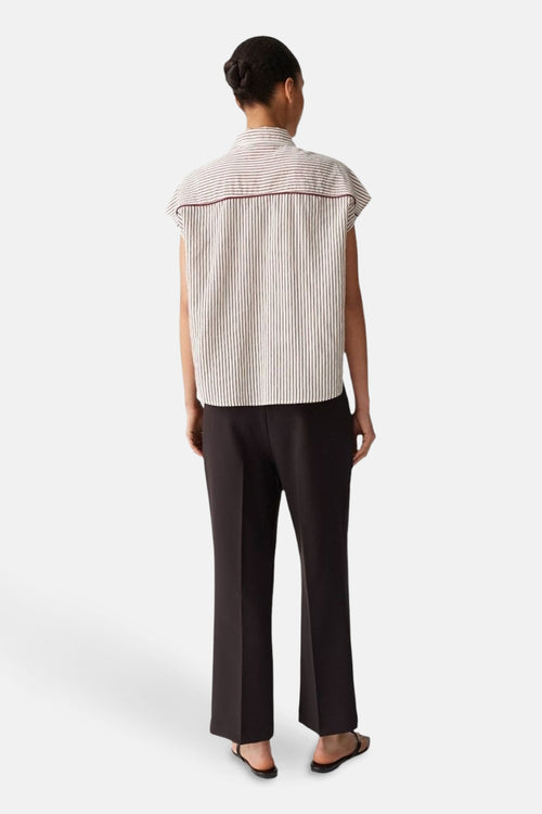 Hemd met korte mouwen - Bordeaux