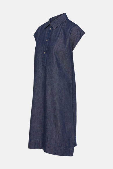 Robe à manches courtes - mid blue denim