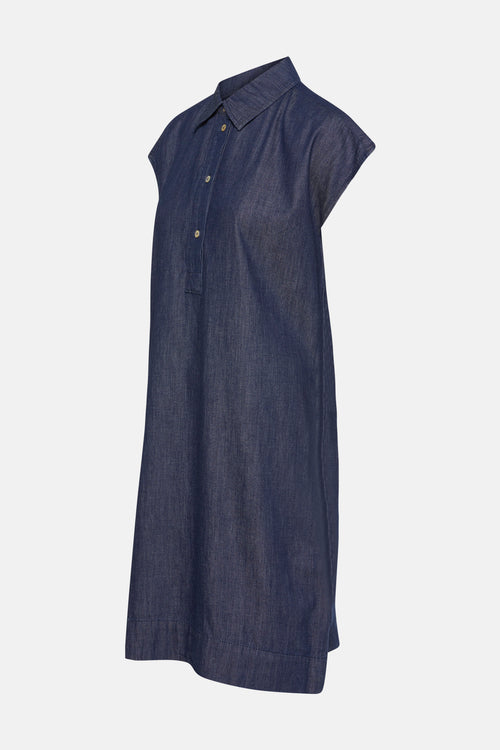 Robe à manches courtes - mid blue denim