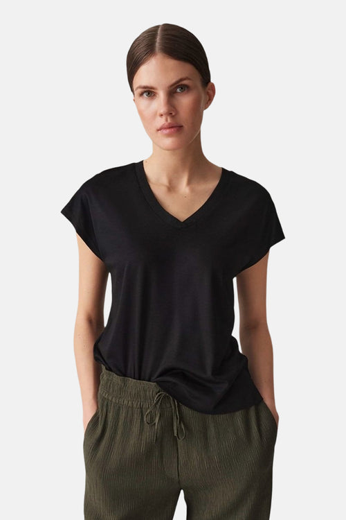 T-shirt met korte mouwen - zwart