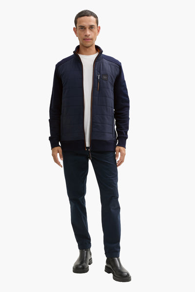 Sweat (gilet) Bleu - Tom Tailor