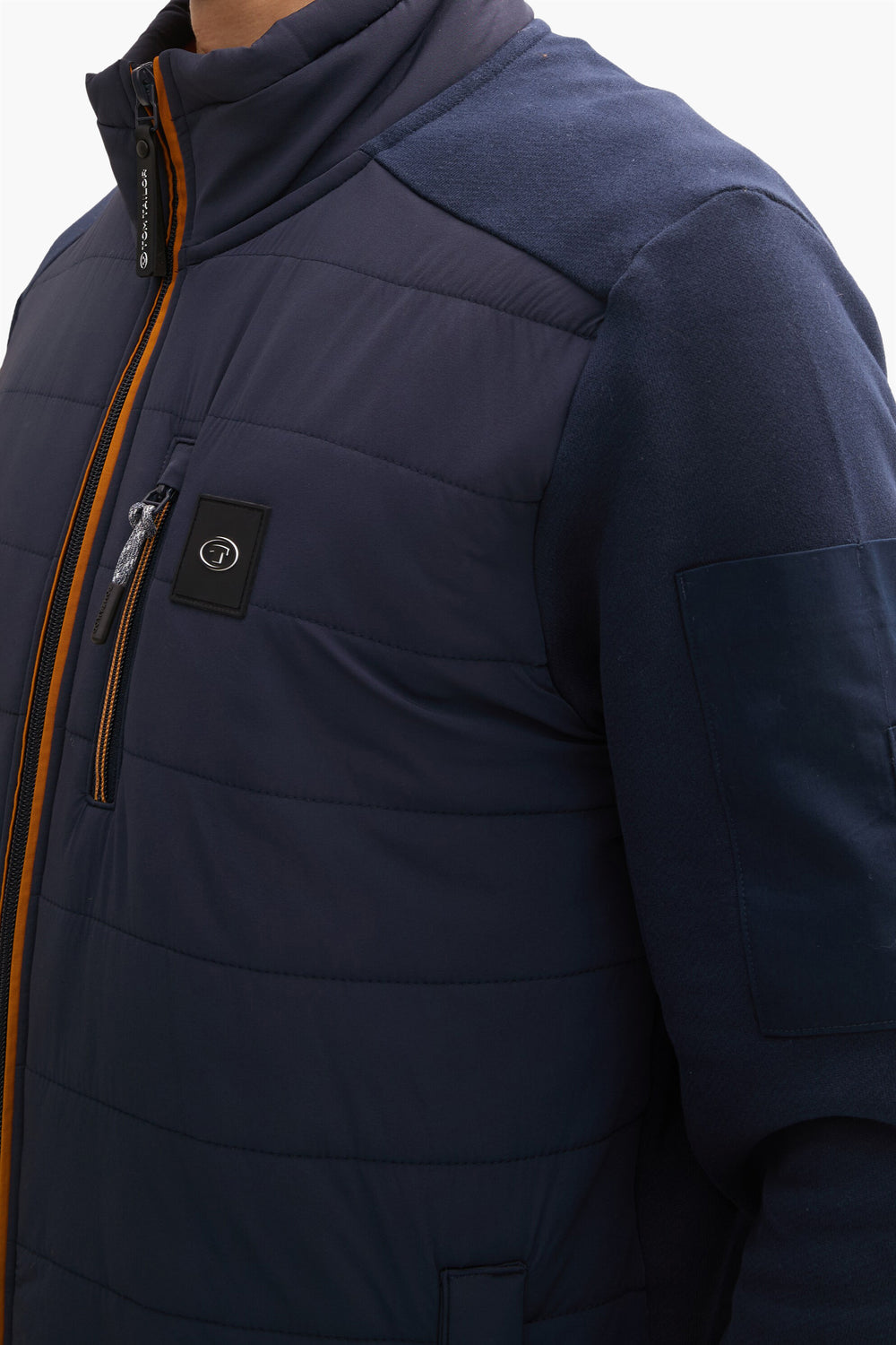 Sweat (gilet) Bleu - Tom Tailor