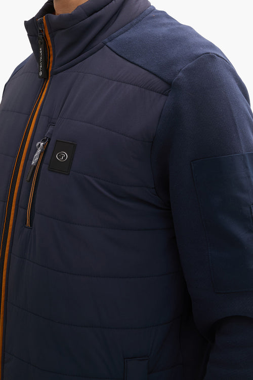 Sweat (gilet) Bleu - Tom Tailor