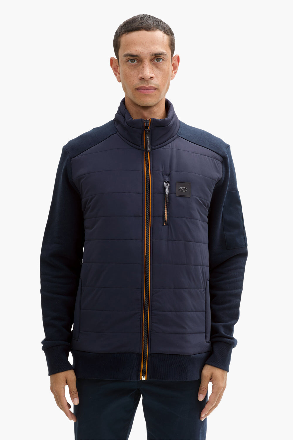 Sweat (gilet) Bleu - Tom Tailor