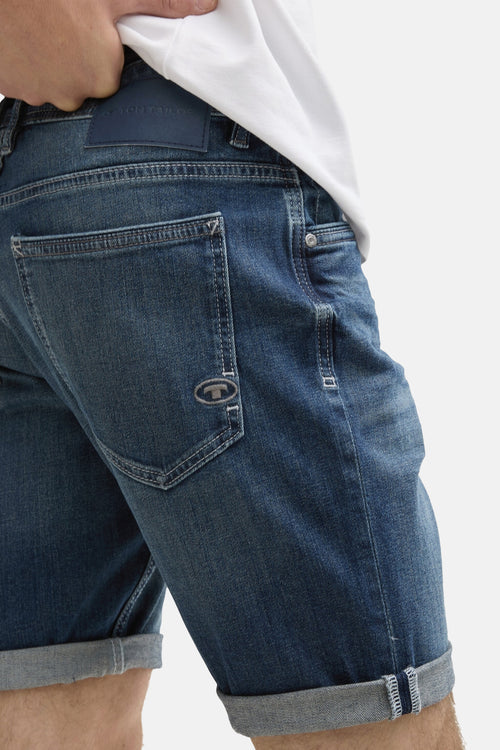 Short - dark blue denim