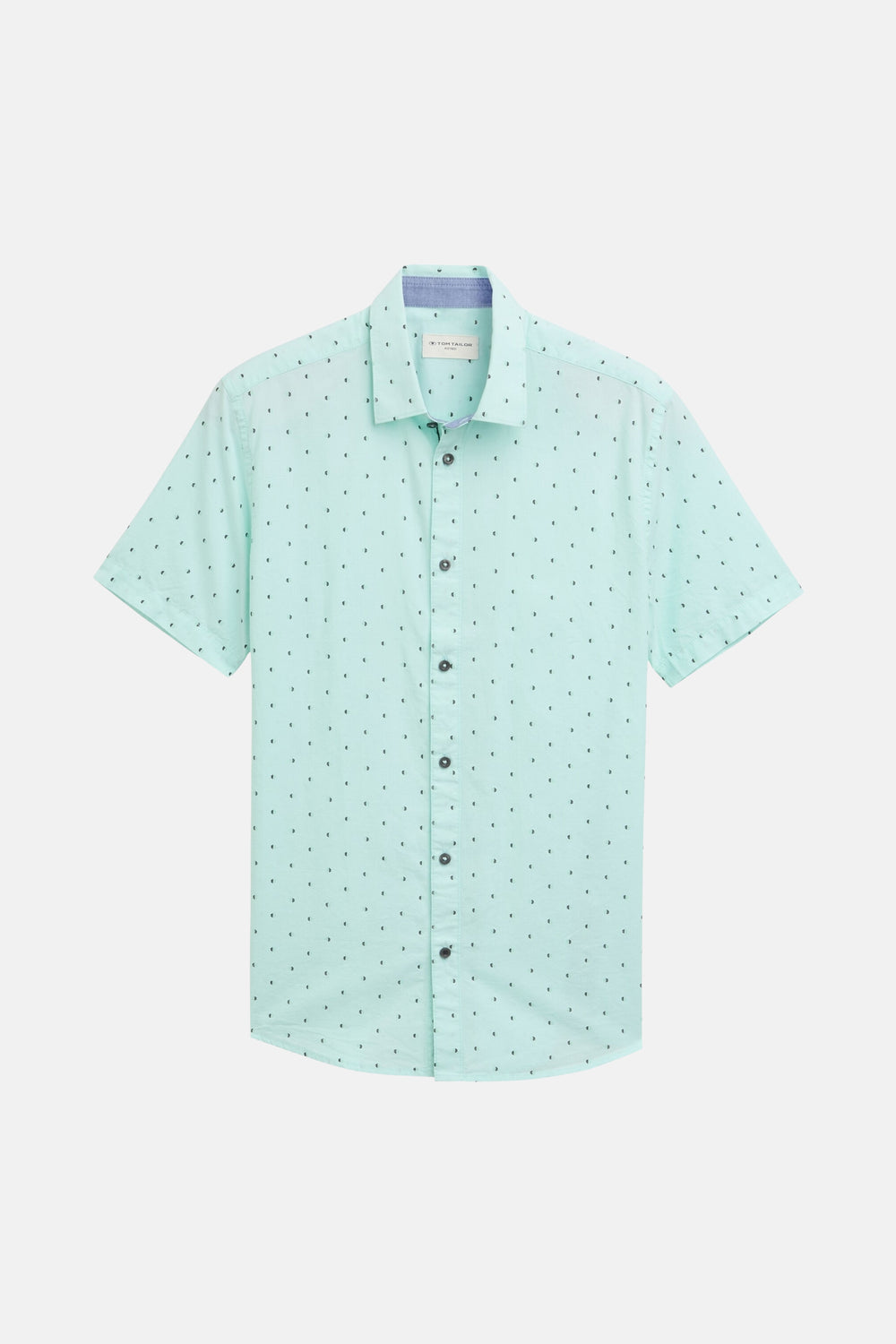 Chemise (manches courtes) Vert - Tom Tailor
