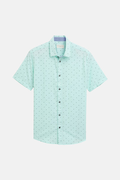 Chemise (manches courtes) Vert - Tom Tailor