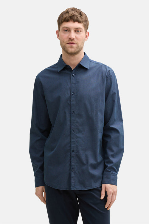 Chemise (manches longues) Bleu - Tom Tailor