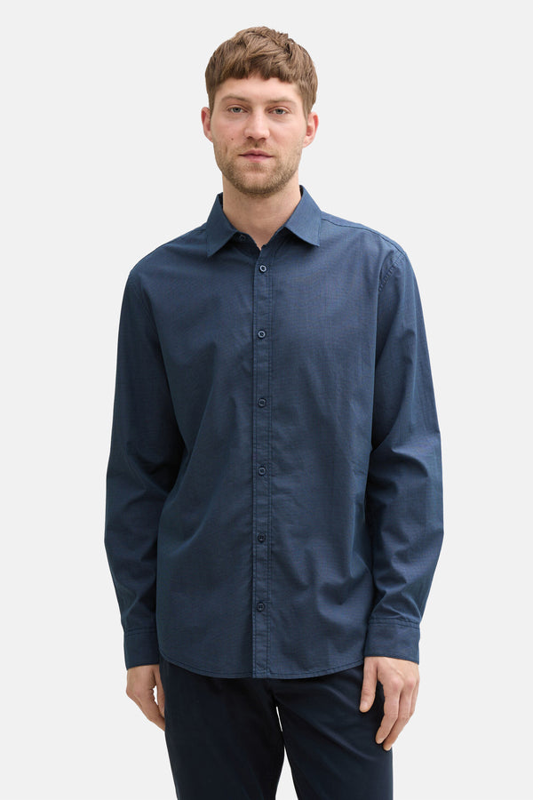 Chemise (manches longues) Bleu - Tom Tailor