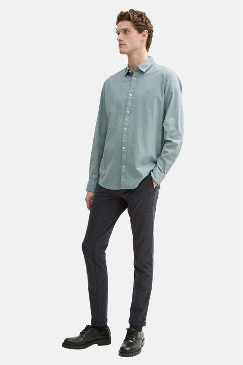 Chemise à manches longues - gris