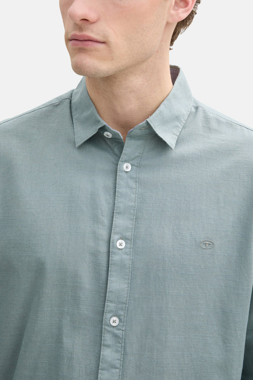 Chemise à manches longues - gris