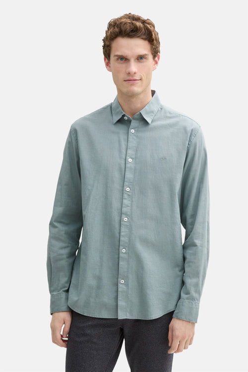 Chemise à manches longues - gris