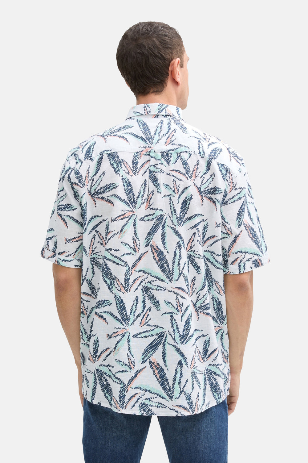 Chemise (manches courtes) Blanc - Tom Tailor