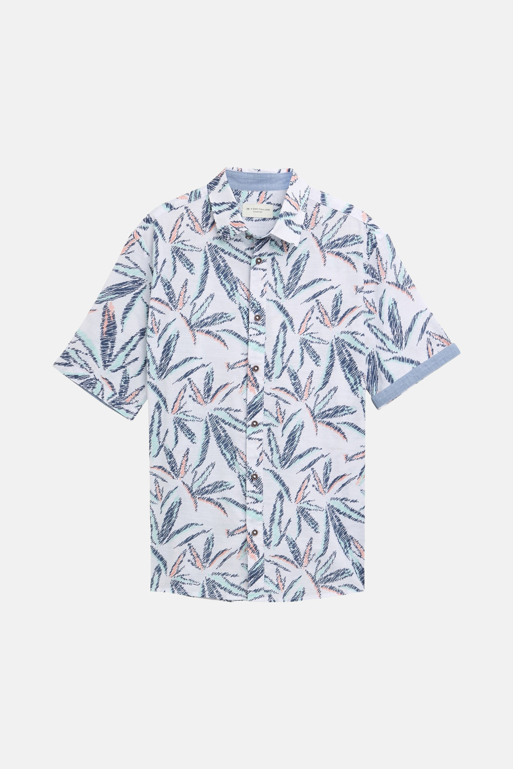 Chemise (manches courtes) Blanc - Tom Tailor