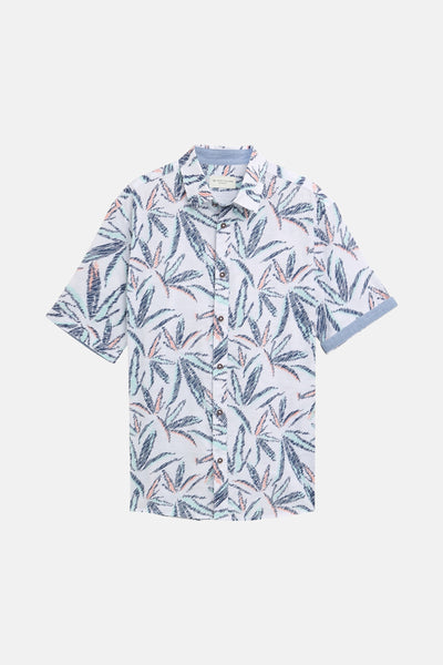 Chemise (manches courtes) Blanc - Tom Tailor