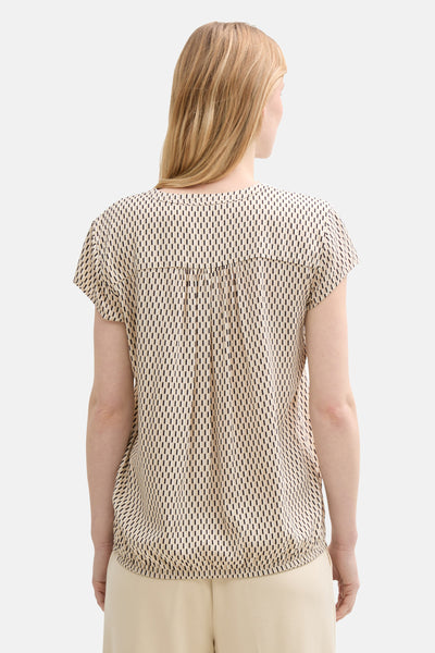 Chemisier (manches courtes) Beige - Tom Tailor