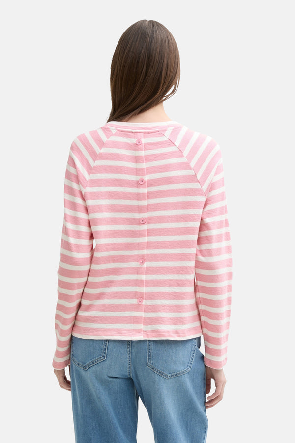 Sweat col rond Multicolore - Tom Tailor