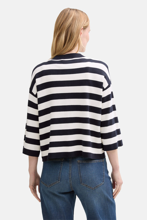 Vest met streeppatroon